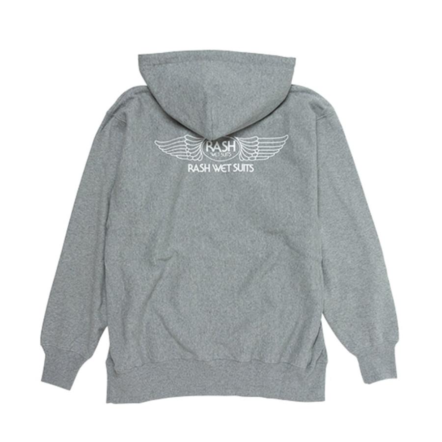 2025 RASH ラッシュ 羽バック プルオーバー パーカー メンズウェア  