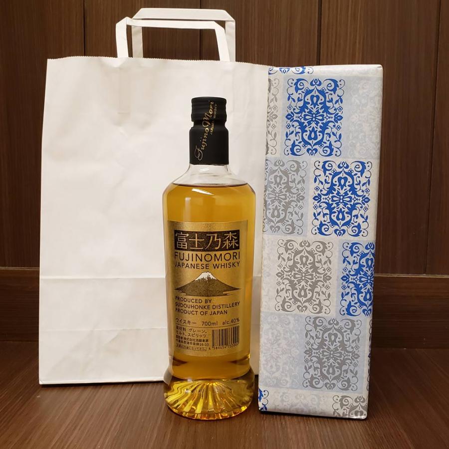 ギフト用 ウイスキー 富士乃森 700ml 箱 紙袋付き アルコール40 ギフト用 ウイスキー 富士乃森 700ml 箱 紙袋付き アルコール40