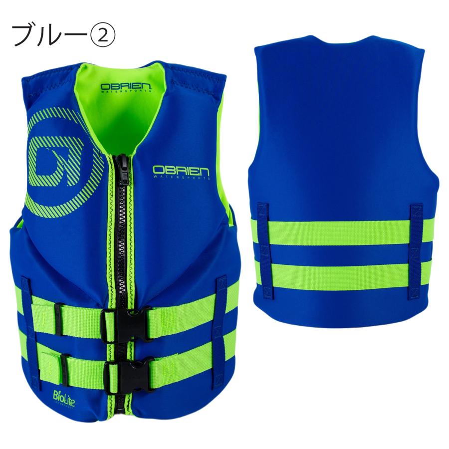 子供用ライフジャケット OBRIEN オブライエン ジュニアNEO USCG ULマーク 救命胴衣 ライフジャケット｜marineshop-southport｜03