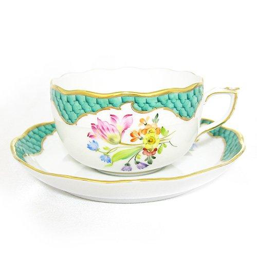高い品質ヘレンド（HEREND）TF ハイランドフラワー ティーカップ