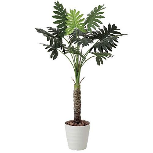 生き生きとした緑がお手入れ不要で一年中楽しめますセローム 高さ130cm光触媒・人工観葉植物 ×