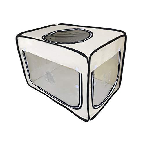 ペット用酸素室・酸素ケージ・酸素テント『ペット・オキシ・ホテル 』 (Mサイズ外寸：巾60×奥90×高60cm) 大切なペットのために快適な環境を！在宅で酸素吸入ができるペットケージです 片面両サイドのチャックが着脱できるので ペットの移動がラクです にも対応できます