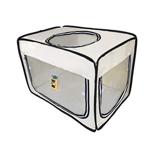 ペット用酸素室・酸素ケージ・酸素テント『ペット・オキシ・ホテル 』 (Mサイズ外寸：巾60×奥90×高60cm) 大切なペットのために快適な環境を！在宅で酸素吸入ができるペットケージです 片面両サイドのチャックが着脱できるので ペットの移動がラクです にも対応できます