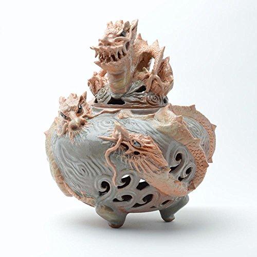 格安販売の萩焼（はぎやき） 龍香炉 古谷開真作 仏壇、仏具 | fit016