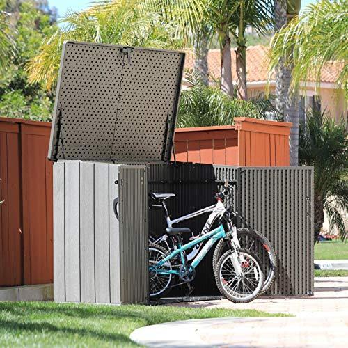 ライフタイム 屋外物置 自転車2台