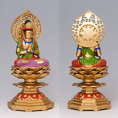 仏像 勢至菩薩 15cm （彩色仕上げ） 仏師：牧田秀雲 原型＿（午年