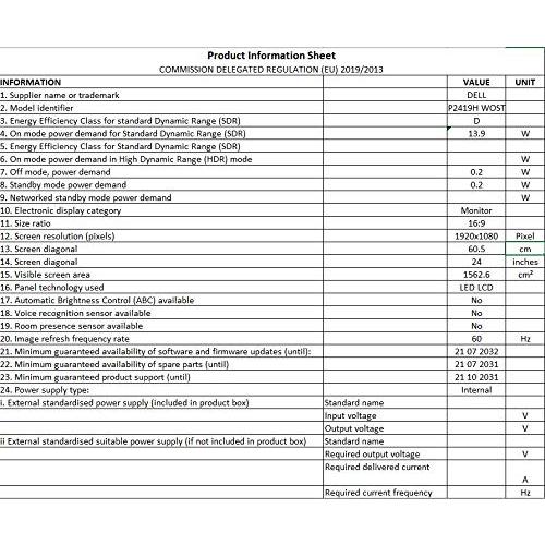 【最終】 DELL P2419H プロフェッショナルシリーズ 23.8インチワイドモニタ 【AAA7423440022】(26502円)