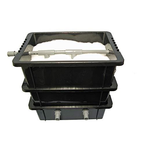 ろ過装置3段型 金魚メダカ用、箱プラ80Ｌ以上用 ハンドメイト 水質安定君 