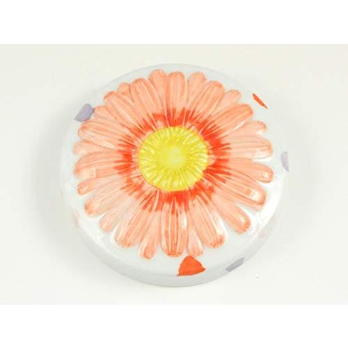 有田焼 伯父山窯 ペット用骨壺 花吹雪 メモリアルポット ５寸(内径11.8cm) メモリアルポット ガーベラポット