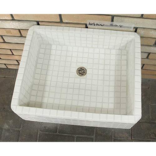 人気メーカー ブランド タイルショップたまがわ おしゃれタイル流し台 Net Et 225k 011ホワイトのタイルを使用 Kaku 007 角形 新 タイル流し台 タイル Swisspac Com Cm