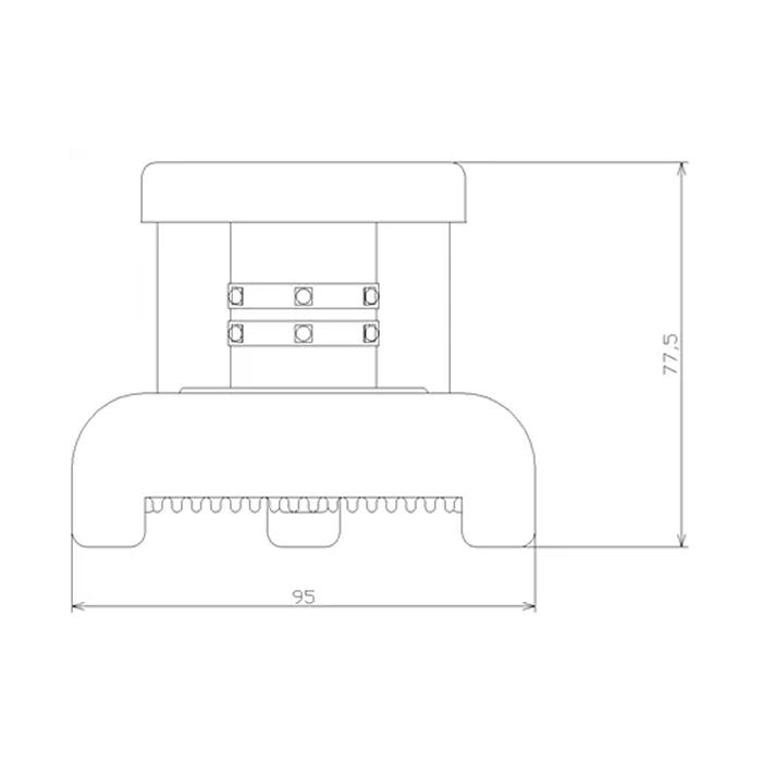 MARINTEC マリンテック製 LEDフラッシュライト 【FUKUOKA DESIGN AWARD 2015】入賞 国内最大級の明るさ 50W 日本製 MF★-2Aの画像