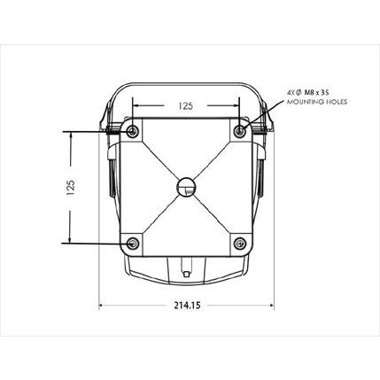 LEDサーチライト M970-1224G 12/24V リモコン式 船 船舶 クルーザー