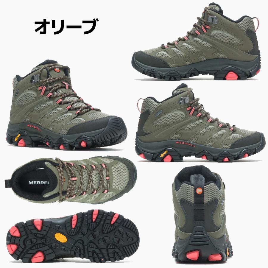 メレル MERRELL MOAB 3 SYNTHETIC MID GORE-TEX モアブ 3 シンセティック ミッド ゴアテックス レディース 防水 W500182 W500184 W500416 W500420 W500424｜mario｜02