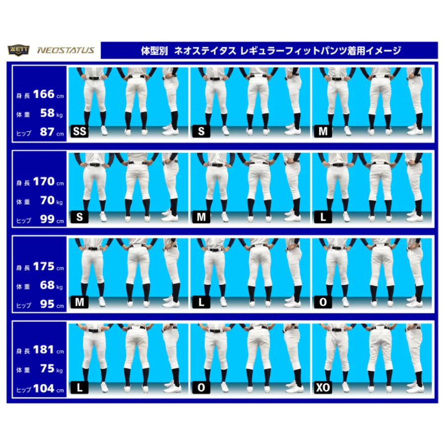 ゼット（ZETT） ネオステイタス ユニフォームパンツ ショートフィット