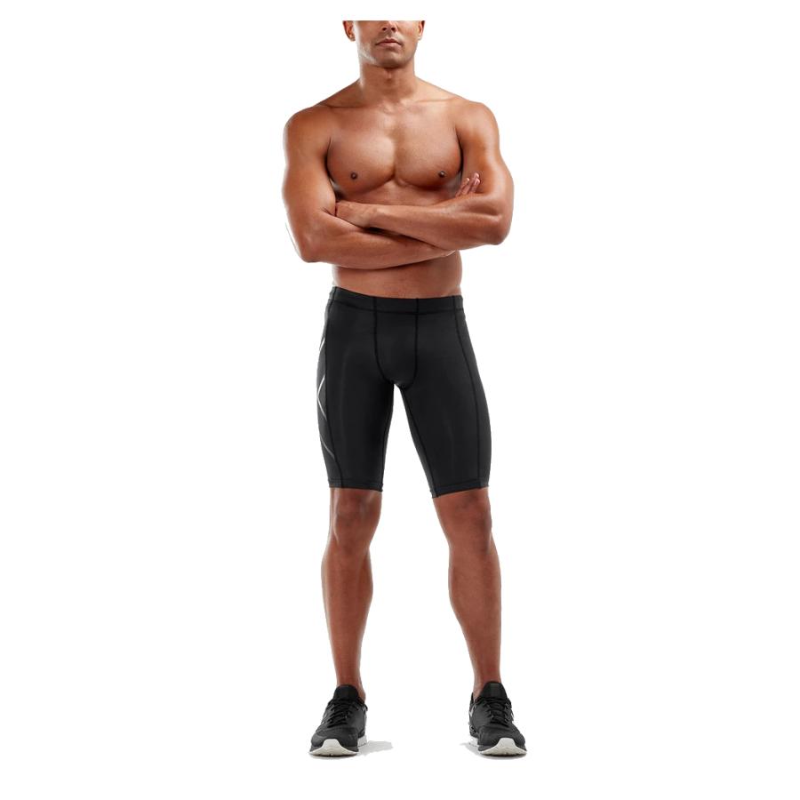 2XU ツータイムズユー PWXコンプレッションショーツ メンズ オールシーズン タイツ ブラック COMPRESSION SHORTS MA3851B ブラック×シルバー ブラック×ネロ｜mario｜11