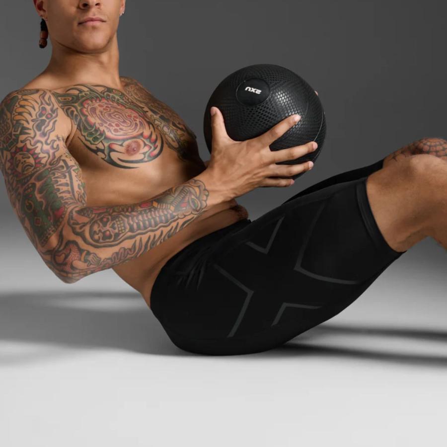 2XU コンプレッション ショーツ メンズ ブラウン 2XU（ツータイムズユー） PWXコンプレッションショーツ メンズ タイツ