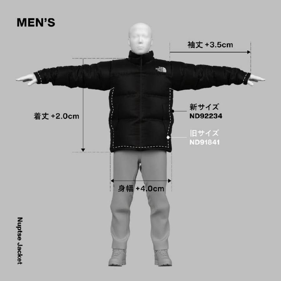 ノースフェイス THE NORTH FACE NUPTSE JACKET ヌプシジャケット メンズ 秋 冬 ダウン アウター ブラック カーキ カジュアル ウェア アウター ND92335 K NT｜mario｜16