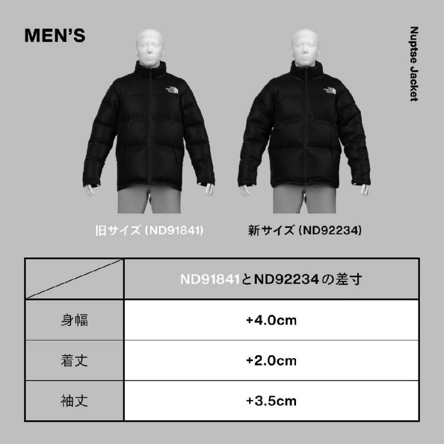 ノースフェイス THE NORTH FACE NUPTSE JACKET ヌプシジャケット メンズ 秋 冬 ダウン アウター ブラック カーキ カジュアル ウェア アウター ND92335 K NT｜mario｜17