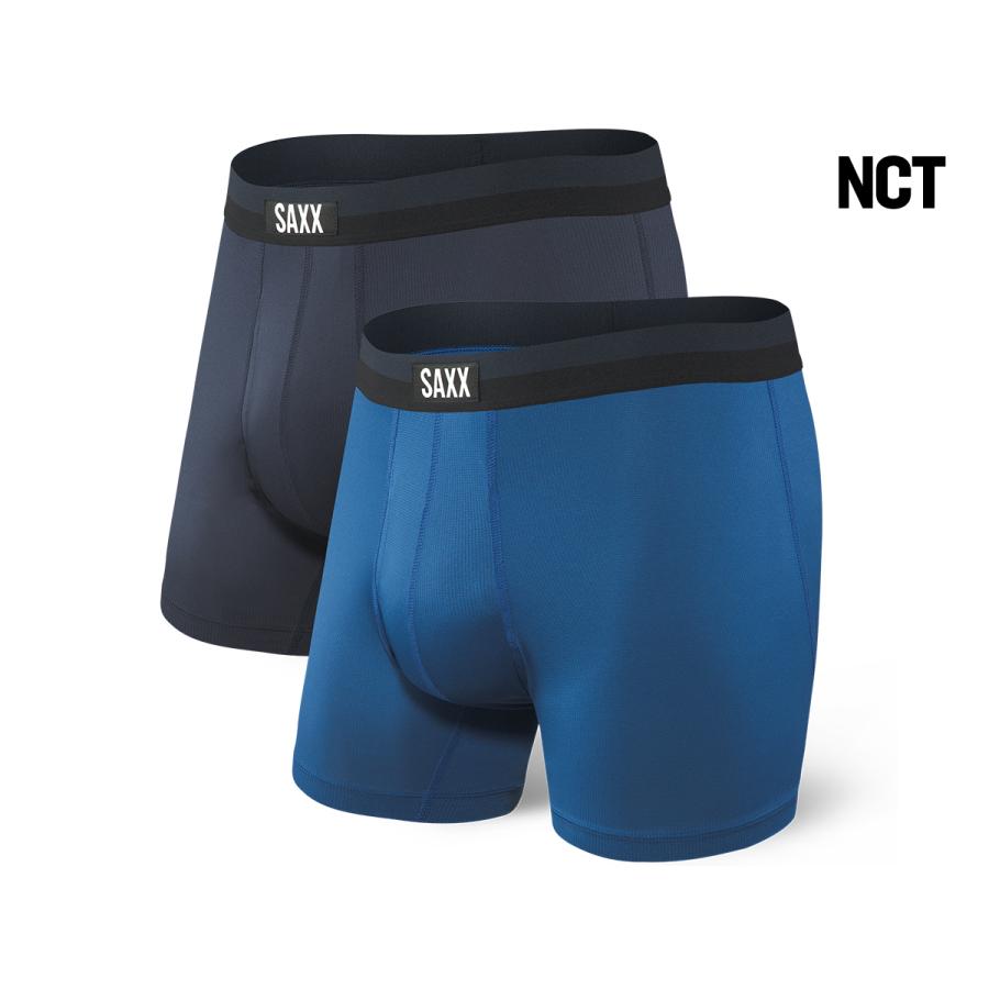 Backstage pass NGS4003 メンズパンツ サイズ2〜3 SAXX ボクサーパンツ 前開き 2枚組 セット SPORT MESH BOXER