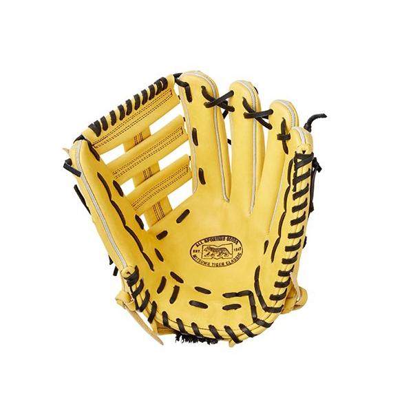 美津和タイガーペナントキングメイドイン堺 硬式左投外野手グラブ型付