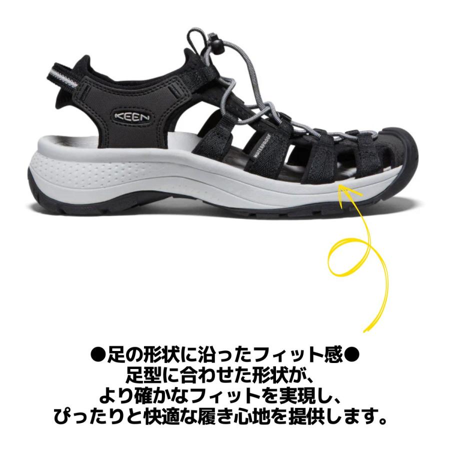 キーン KEEN ASTORIA WEST SANDAL アストリア ウエスト サンダル レディース サンダル スニーカー シューズ スリッポン アウトドア カジュアル フェス 水陸両用の画像