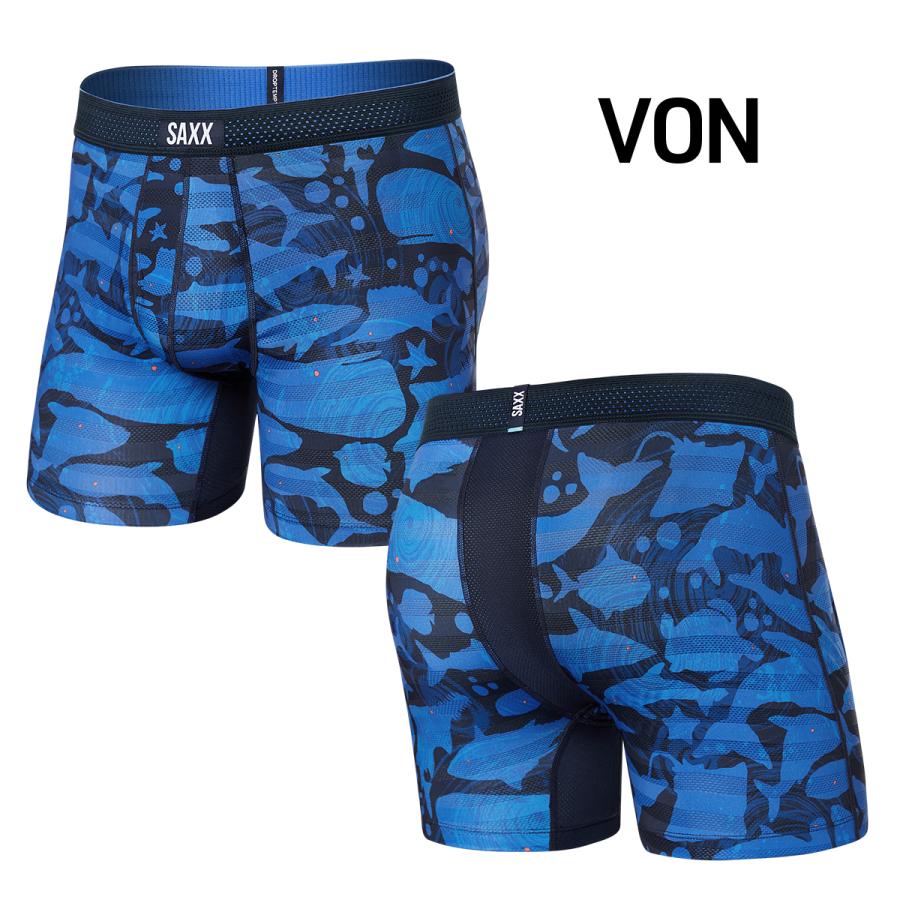 SAXX ボクサーパンツ 前開き DROPTEMP COOLING MESH BOXER BRIEF
