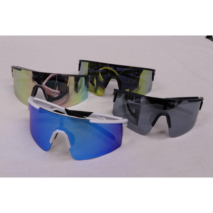 スポーツ用ミラーサングラス ゴールドレンズ ケース付き Zeems ジームス 野球 サングラス ミラーレンズ 偏光サングラス