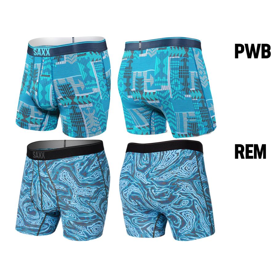 SAXX（サックス） ボクサーパンツ 前開き QUEST QUICK DRY MESH BOXER