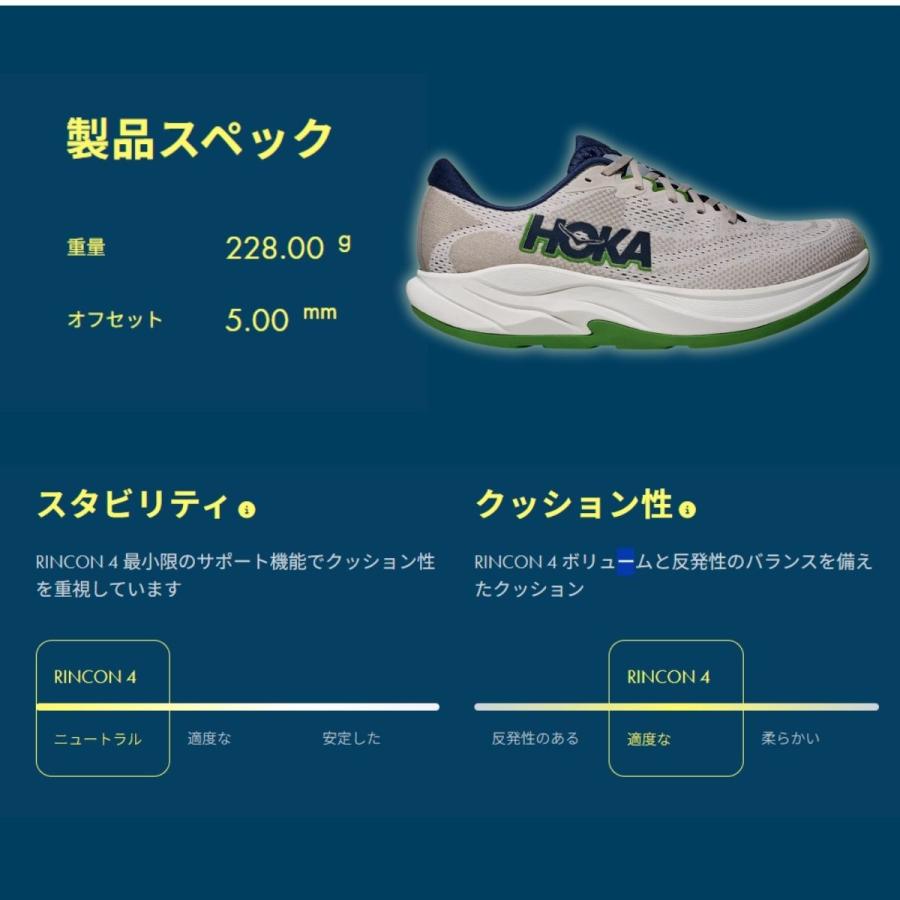 HOKA ONEONE（ホカ オネオネ） ホカ HOKA RINCON 4 WIDE リンコン4