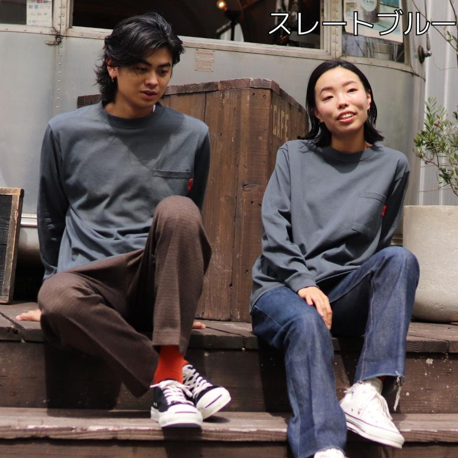 KIFFE ロングスリーブ ポケットTシャツ メンズ レディース ユニ KIFFE ロングスリーブ ポケットTシャツ メンズ レディース ユニ