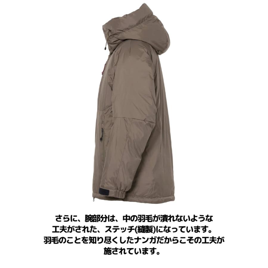 ナンガ NANGA AURORA DOWN JACKET オーロラダウンジャケット メンズ 秋 冬 ダウン ブラック 黒 グレー 保温 防水 カジュアル 防寒 ウェア N1AJBKE5 N1AJMYE5｜mario｜09