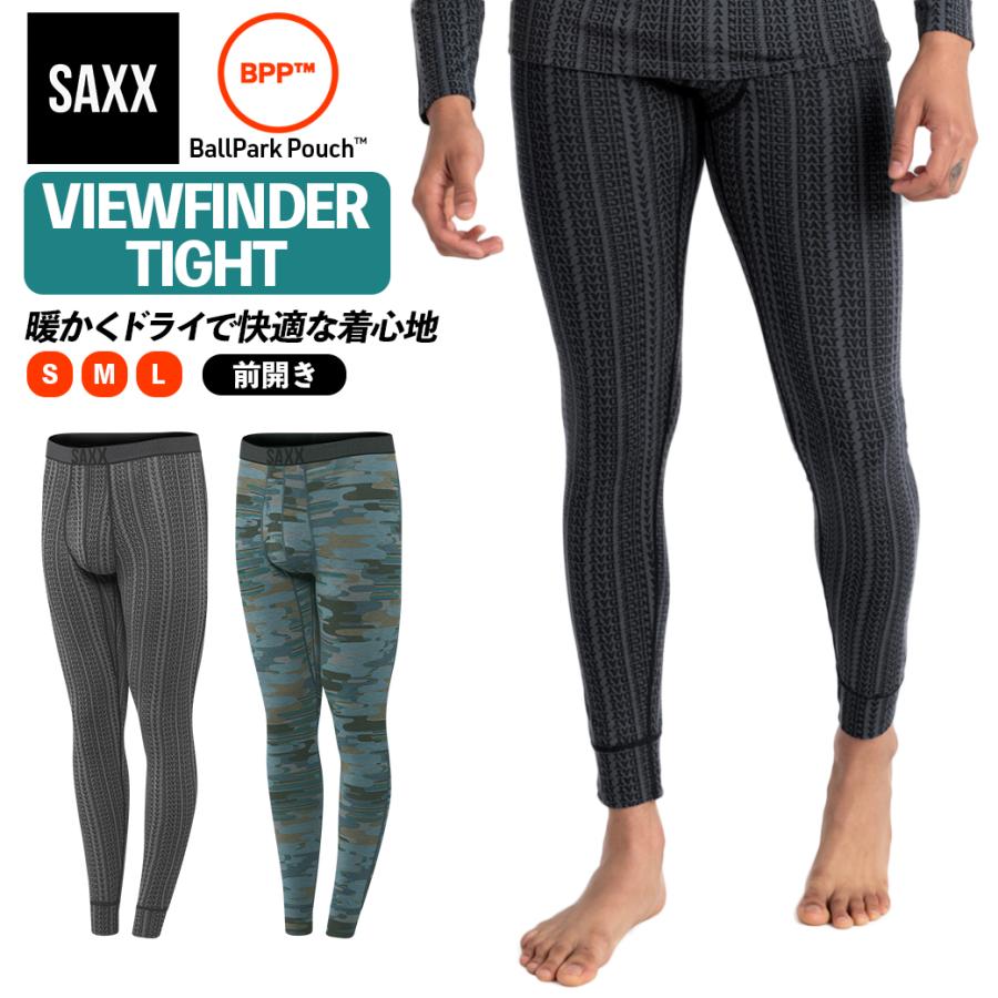 サックスアンダーウェアー SAXX UNDERWEAR VIEWFINDER TIGHT FLY ビューファインダー メンズ ロングタイツ スパッツ 前開き 下着 アンダーウェア タイツ サックスアンダーウェアー SAXX UNDERWEAR VIEWFINDER TIGHT FLY