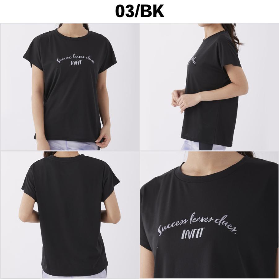 インフィット INFIT ヨガウェア トップス yoga フィットネス Tシャツ レディース スポーツ ビヨンド天竺 ストレッチＴシャツ NK312081｜mario｜11