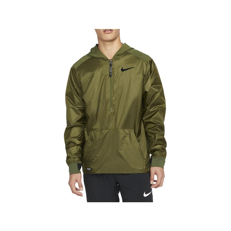NIKE（ナイキ） プロ 1/2ジップ パーカー メンズ 春 秋 カーキ 枯草色