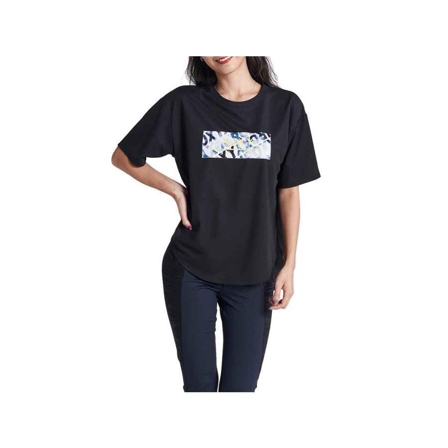 店舗良い ウエア スポーツ フィットネス ウェア ロキシー Roxy Afterwards アフターワーズ レディース 春 夏 水陸両用 吸汗速乾 Uvカット ブラック 黒 スポーツ フィットネス 半袖 Tシャツ Rst Blk Www Threeriversofs Com