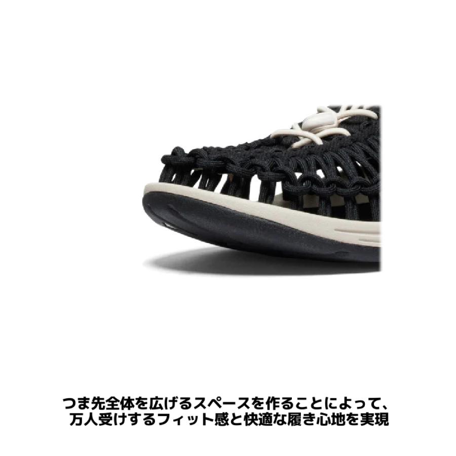 KEEN キーン　ユニーク　メンズ　サンダル　10723 黒　ベージュ　27㎝ KEEN（キーン） KEEN UNEEK CANVAS ユニーク キャンバス メンズ 春 夏