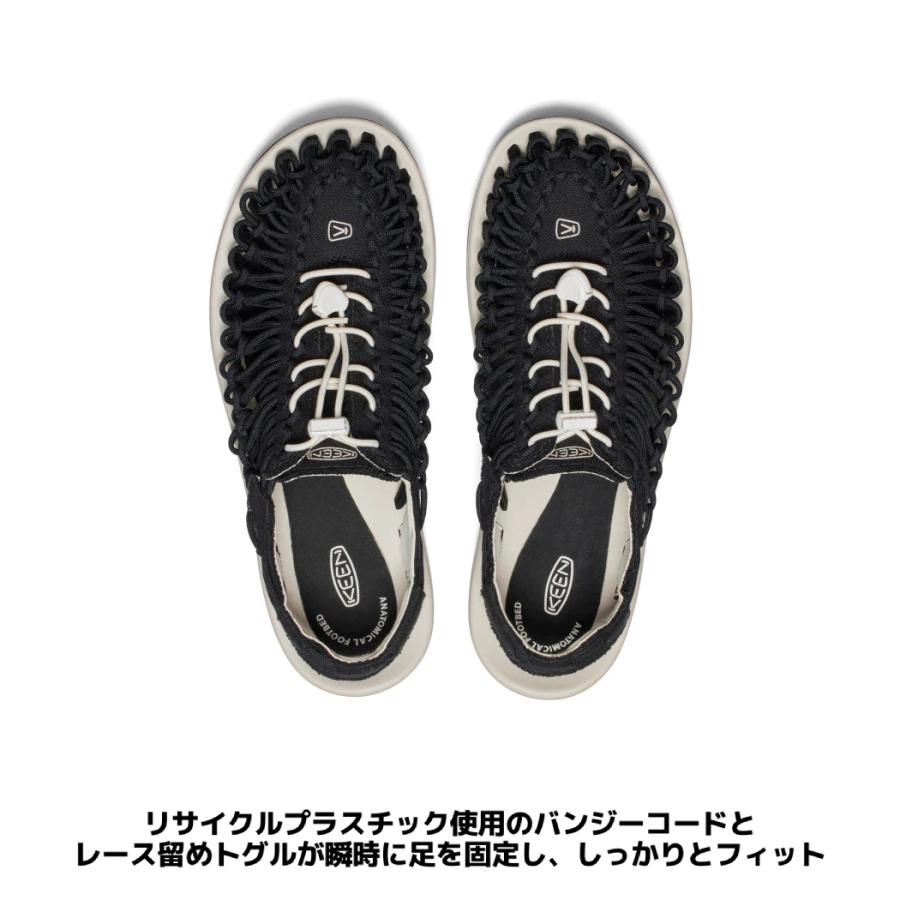キーン KEEN UNEEK CANVAS ユニーク キャンバス メンズ 春 夏 ホワイト ベージュ ブラック サンダル スリッポン 1026228 1028564