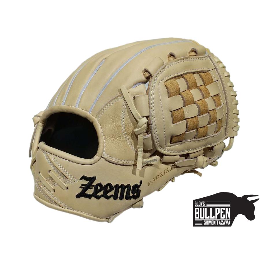 ジームス Zeems 限定 三方親 軟式用グラブ 内野手用 一般 ベージュ 野球 軟式 グローブ SV-524DBN