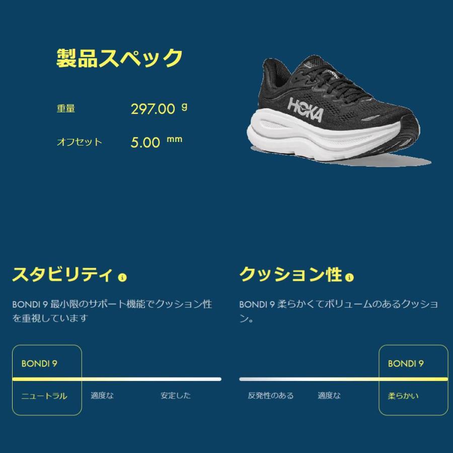 HOKA ONEONE（ホカ オネオネ） ホカ HOKA ボンダイ 9 ワイド BONDI 9