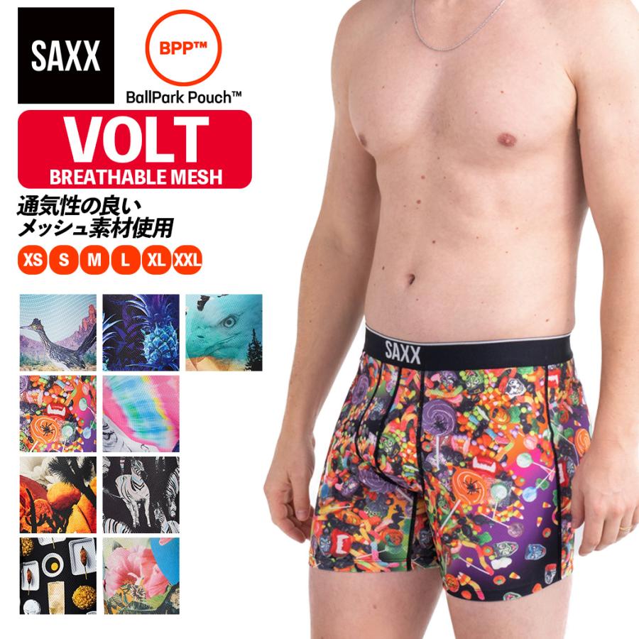 SAXX（サックス） ボクサーパンツ VOLT BREATHABLE MESH BOXER BRIEF