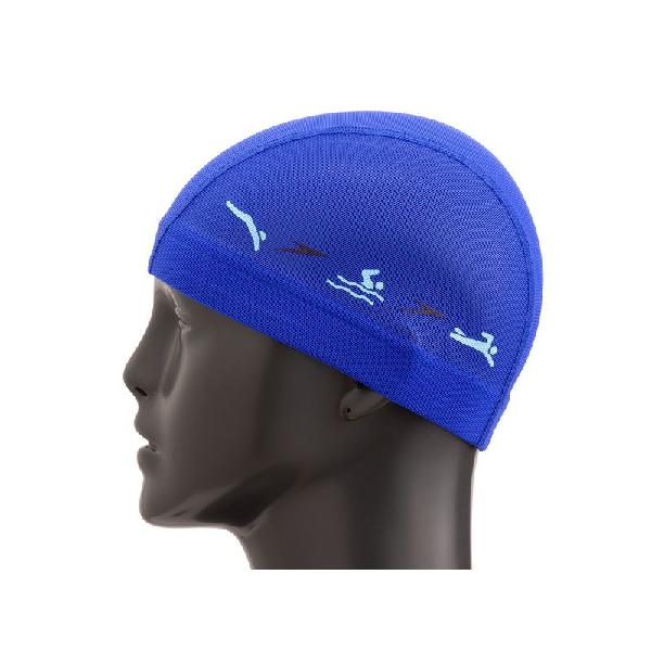 スピード speedo SPEEDO Logo Mesh Cap スピードロゴメッシュキャップ ユニセックス ブルー 青 水泳 スイム キャップ 帽子 水泳帽 SE12256-RB｜mario｜02