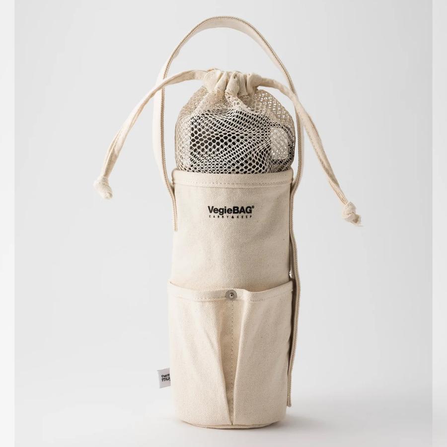 サーモマグ thermo mug VEGIEBAG2 TRIP BOTTLE L専用バッグ 携帯 レジャー おしゃれ ドライブ お出掛け 水筒入れ バッグ 袋 小物 巾着 TMVB2 | DESCENTE | 05