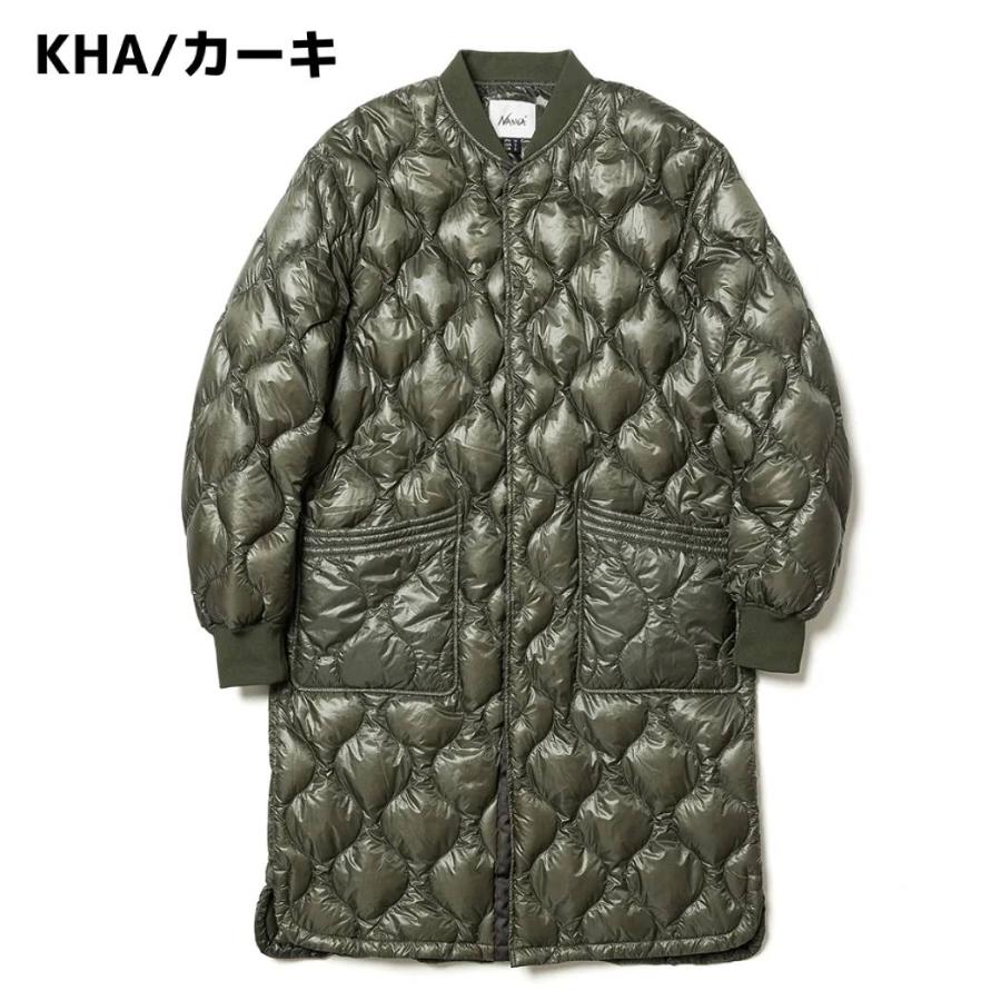 ナンガ NANGA ONION QUILT DOWN HALF COAT オニオン キルト ダウン ハーフ コート メンズ ブラウン ブラック ベージュ カーキ カジュアル アウター 防寒 保温｜mario｜05