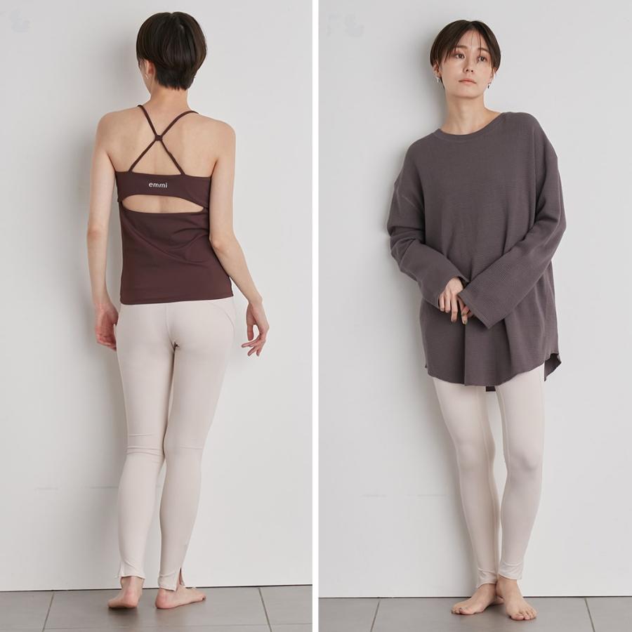 emmi エミ emmi emmi yoga サステナレッチレギンス レディース 春 夏