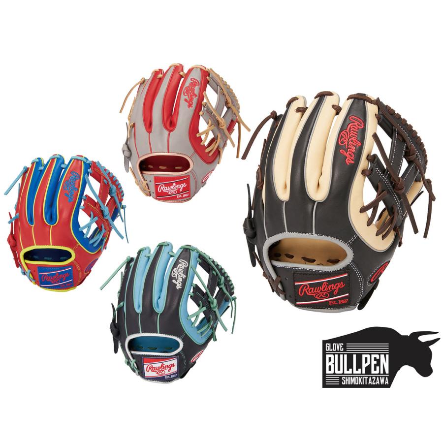 Rawlings 軟式グローブ レッド/グレー Rawlings 軟式グローブ グレー/レッド