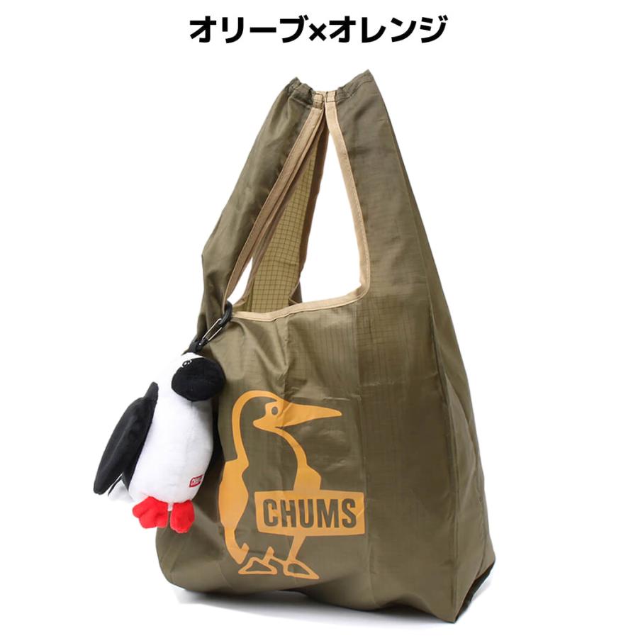 チャムス CHUMS Booby Eco Bag ブービーエコバッグ メンズ レディース ユニセックス オールシーズン トート 折りたたみバッグ 買い物 ロゴプリント CH60-3452｜mario｜04