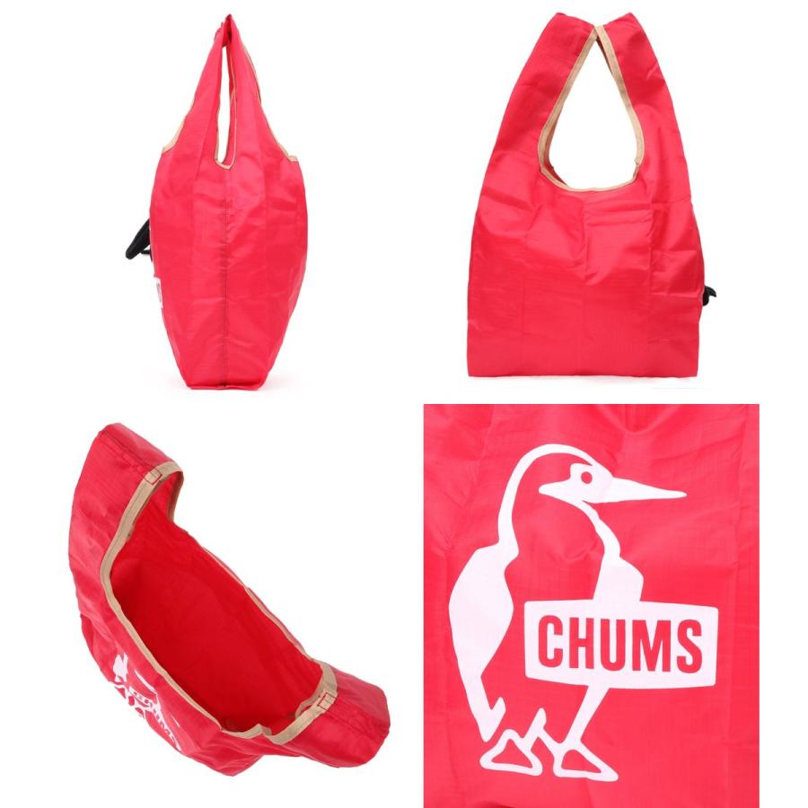 チャムス CHUMS Booby Eco Bag ブービーエコバッグ メンズ レディース ユニセックス オールシーズン トート 折りたたみバッグ 買い物 ロゴプリント CH60-3452｜mario｜08