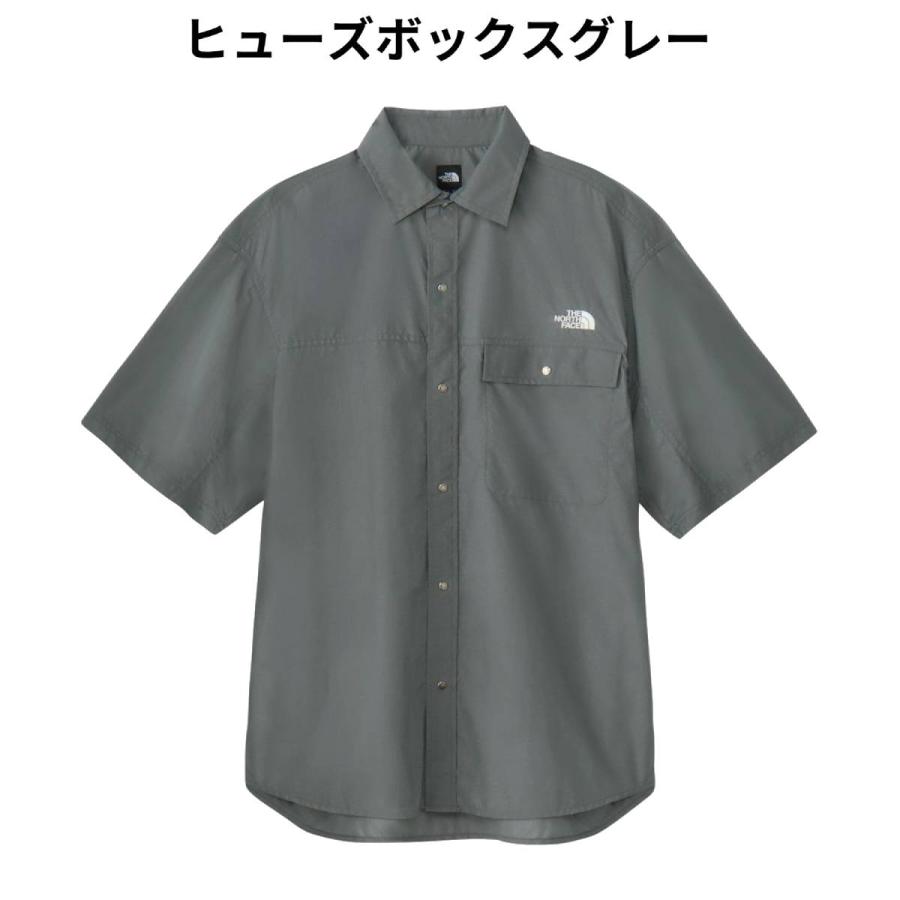 THE NORTH FACE ショートスリーブヌプシシャツ・ヌプシショート THE NORTH FACE S/S NUPTSE SHIRT BLACK（ザ・ノース・フェイス
