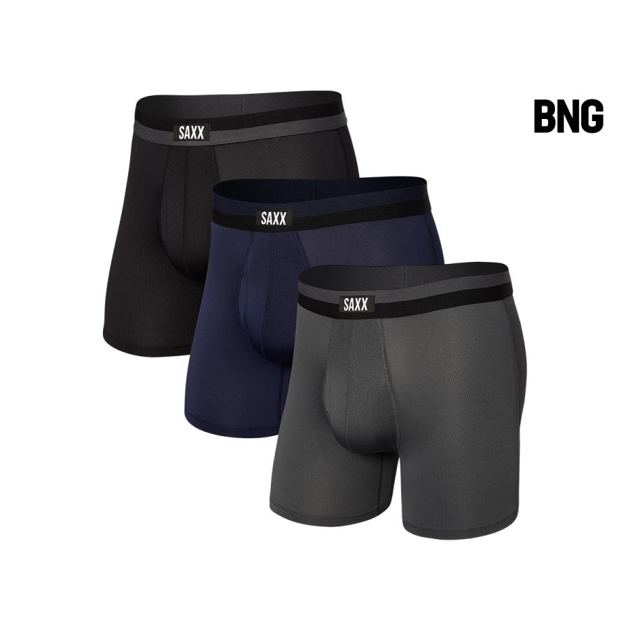 ボクサーパンツ 前開き 3枚組 セット SPORT MESH BOXER BRIEF
