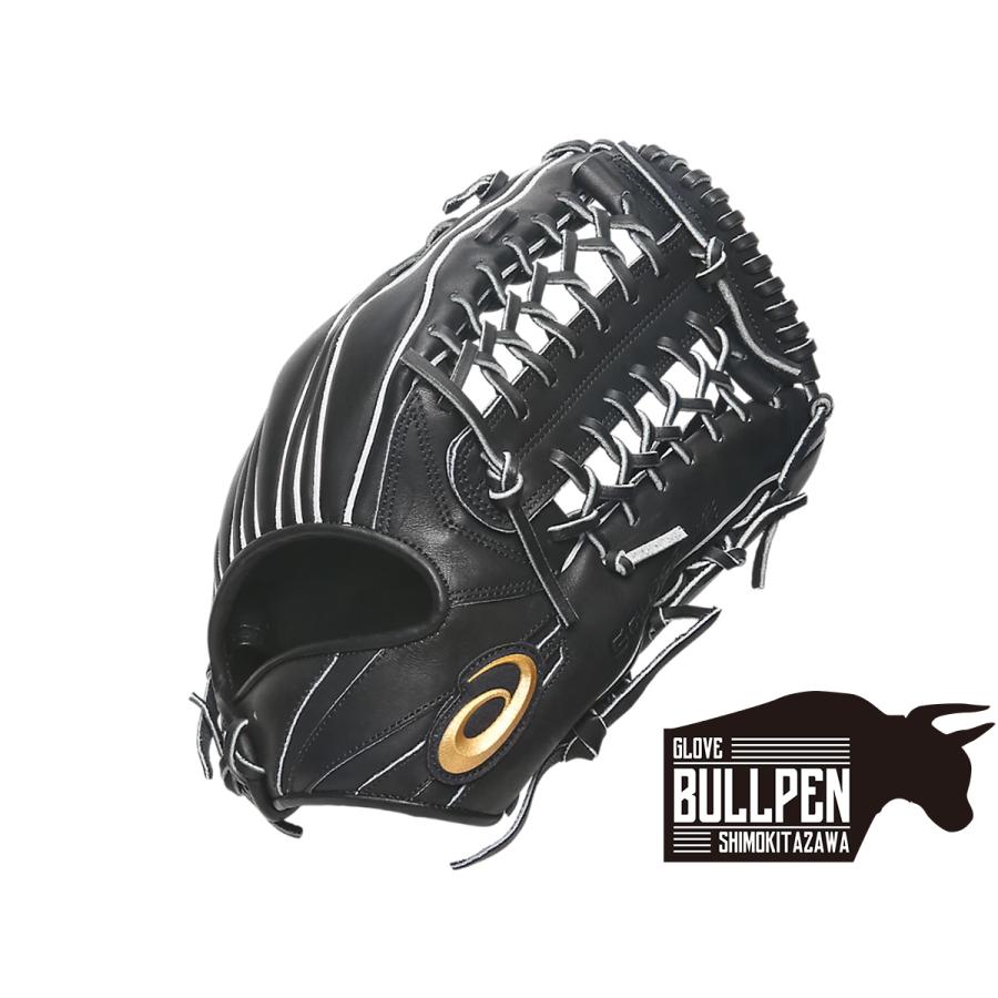 アシックス硬式グラブゴールドステージ外野手用3121A398 ブラック